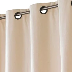 Rideau|douceur d'intu017drieur Rideau occultant velours (140 x 260 cm) Olympe Ecru
