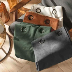 Rideau|douceur d'intu017drieur Rideau occultant velours (140 x 260 cm) Olympe Ecru