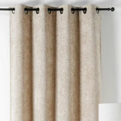 Rideau|LINDER Rideau oeillets (135 x 250 cm) Aspen Beige