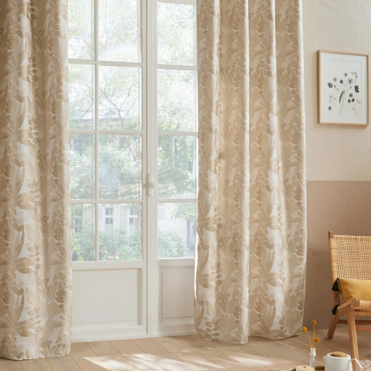 Rideau|ATMOSPHERA Rideau oeillets (140 x 260 cm) Bejuco Lin