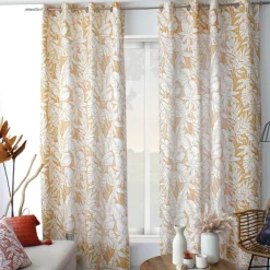 Rideau|ENJOY HOME Rideau oeillets (135 x 240 cm) Bundi Jaune moutarde