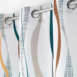 Rideau|DOUCEUR D'INTERIEUR Rideau oeillets (140 x 280 cm) Lisana Multicolore