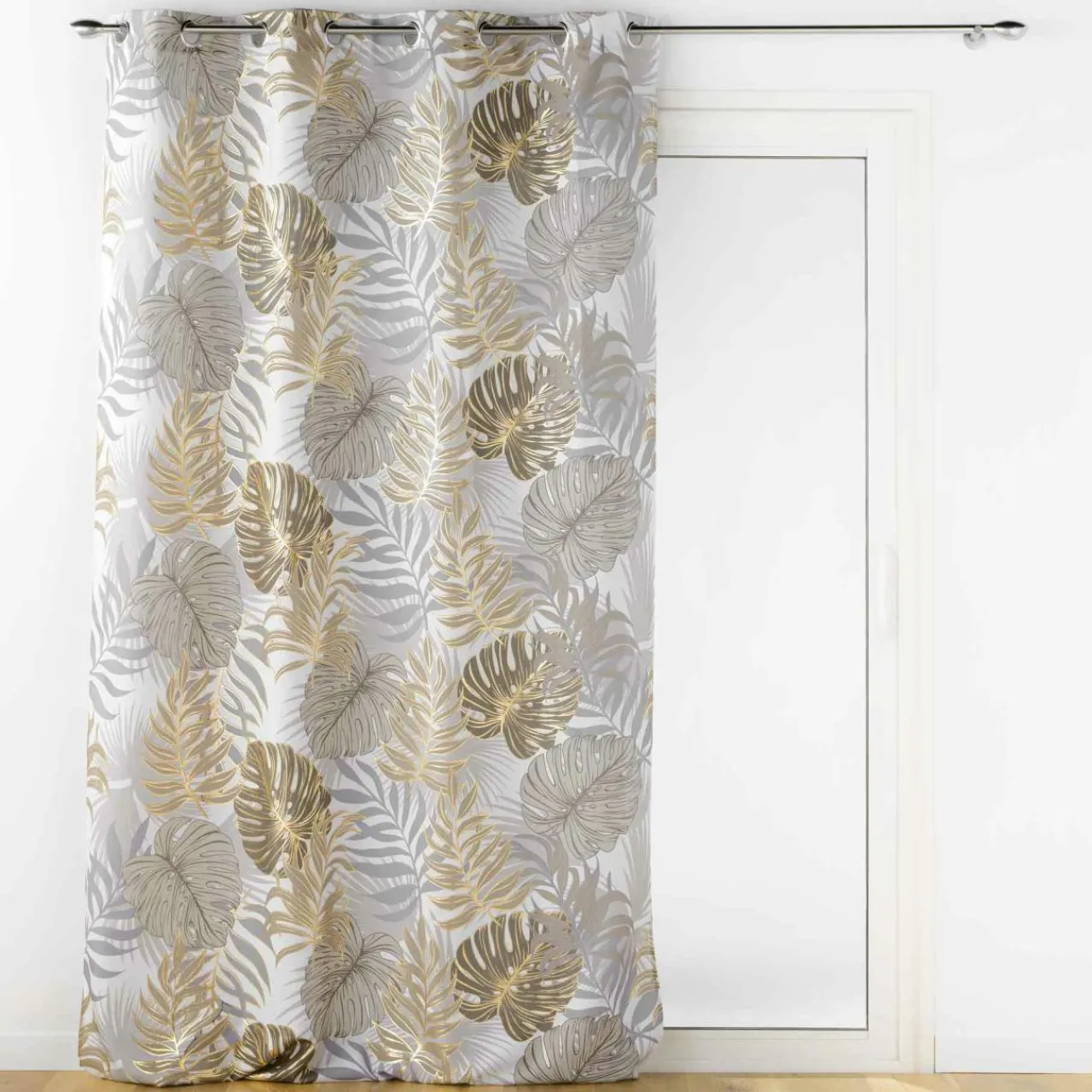 Rideau|DOUCEUR D'INTERIEUR Rideau oeillets (140 x 260 cm) Mogador Beige