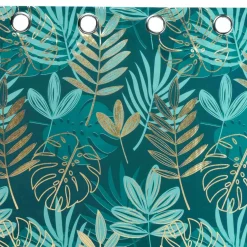 Rideau|DOUCEUR D'INTERIEUR Rideau oeillets (140 x 260 cm) Ornella Vert émeraude