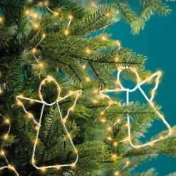 Guirlande Lumineuse|KAEMINGK Rideau pour sapin Micro Led H1,80 m 534 LED Ange Blanc très chaud
