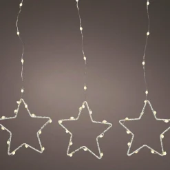Guirlande Lumineuse|KAEMINGK Rideau pour sapin Micro Led H1,80 m 459 LED Etoile Blanc chaud