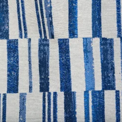 Rideau|Atmosphera, cru017dateur d'intu017drieur Rideau tissé (140 x 260 cm) Leyna Bleu