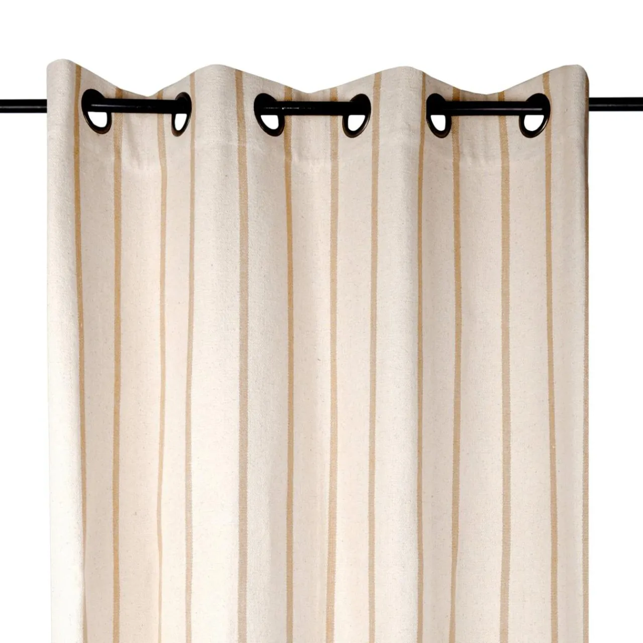 Coussin Déco D'Extérieur|Coussin Déco D'Extérieur|EMINZA Rideau toile de coton (135 x 260 cm) Ocealys Beige