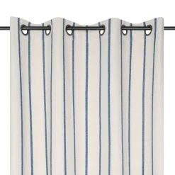 Coussin Déco D'Extérieur|Coussin Déco D'Extérieur|EMINZA Rideau toile de coton (135 x 260 cm) Ocealys Bleu marine