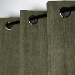 Rideau|STOF Rideau velours (140 x 260 cm) Dandy Vert kaki