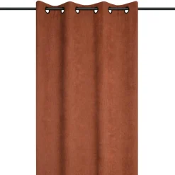 Rideau|STOF Rideau velours (140 x 260 cm) Dandy Terracotta