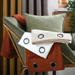 Rideau|STOF Rideau velours (140 x 260 cm) Dandy Ecru