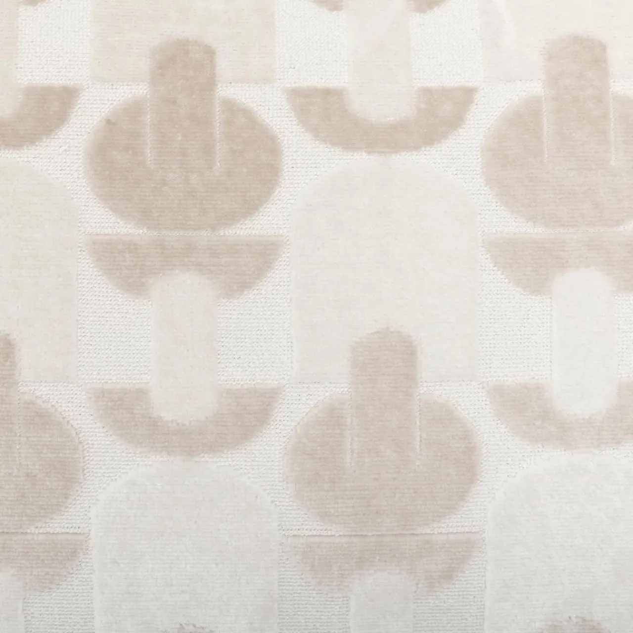 Rideau|Atmosphera, cru017dateur d'intu017drieur Rideau velours (140 x 260 cm) Luna Ecru