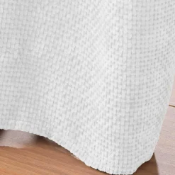 Rideau|douceur d'intu017drieur Rideau velours chenille (140 x 260 cm) Leo Blanc