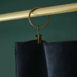 Rideau|EMINZA Rideau velours de coton ajustable (140 x max 270 cm) Victor Bleu nuit