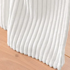 Rideau|douceur d'intu017drieur Rideau velours relief (140 x 260 cm) Nils Blanc