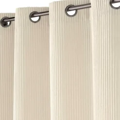 Rideau|douceur d'intu017drieur Rideau velours relief (140 x 260 cm) Nils Ecru