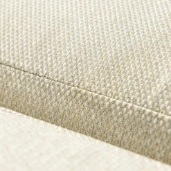 Salon De Jardin|MOBELLIA Salon de jardin en aluminium 7 places 5 pcs Amalfi Blanc et beige Blanc - Beige