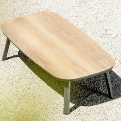 Salon De Jardin|MOBELLIA Salon de jardin en aluminium 4 places 4 pcs Amalfi Gris anthracite et gris clair Anthracite - Gris Clair