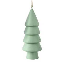 Décoration De Sapin|KAEMINGK Sapin à suspendre en bois (H15 cm) Harmonie Menthe blanche Vert menthe