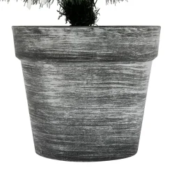 Sapin Artificiel De Noël|JJA Sapin artificiel de Noël en pot (H100 cm) Windy Peak Vert enneigé Sapin enneigé