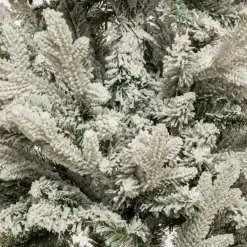 Sapin Artificiel De Noël|JJA Sapin artificiel de Noël en pot (H150 cm) Frosty Vert enneigé Sapin enneigé