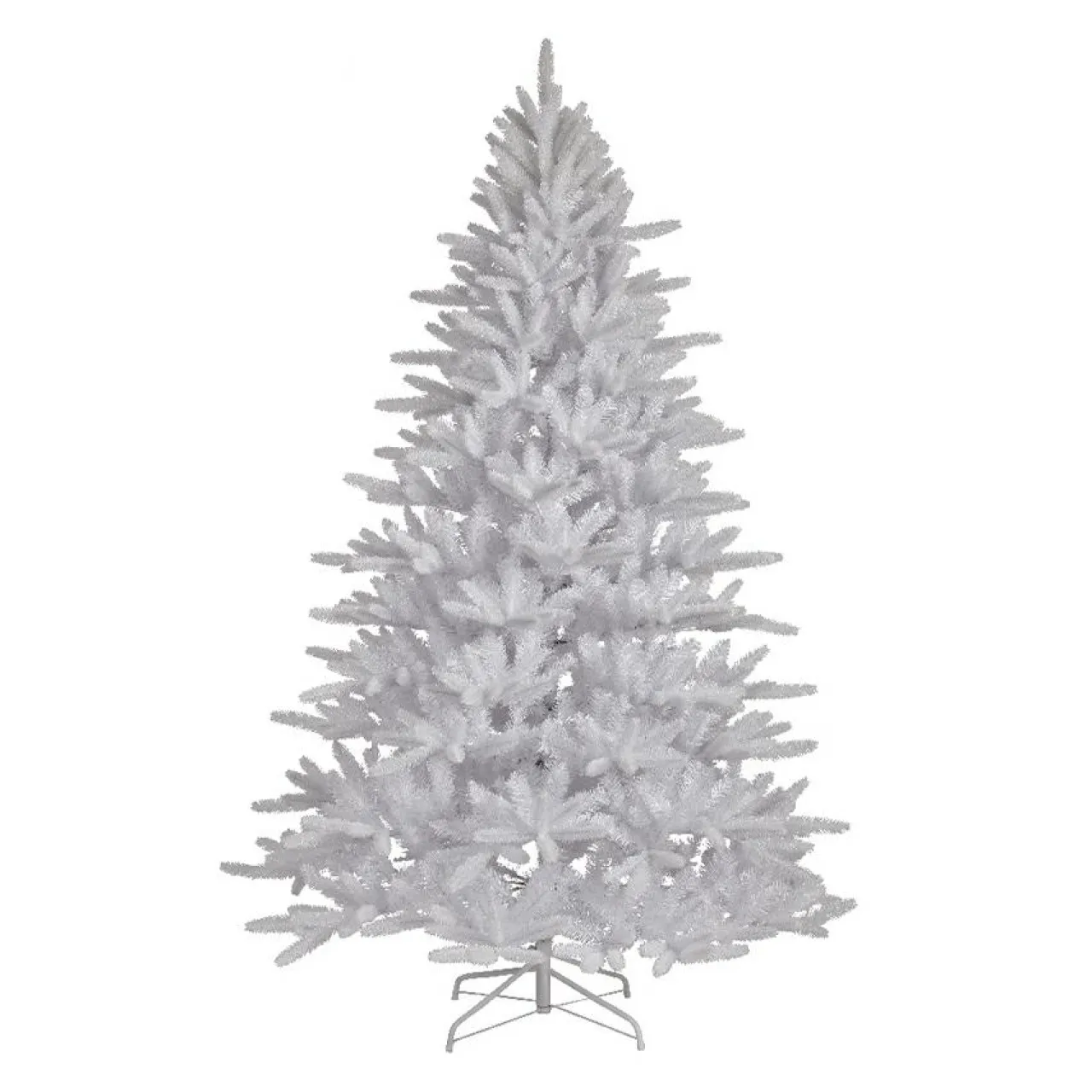 Sapin Artificiel De Noël|EMINZA Sapin artificiel de Noël (H180 cm) Odense Blanc irisé et pailleté Sapin blanc