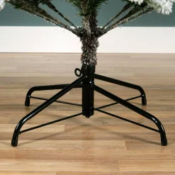 Sapin Artificiel De Noël|EMINZA Sapin artificiel de Noël (H150 cm) Allix Vert enneigé Sapin enneigé