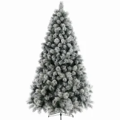 Sapin Artificiel De Noël|EMINZA Sapin artificiel de Noël (H180 cm) Edmonton Vert enneigé Sapin enneigé