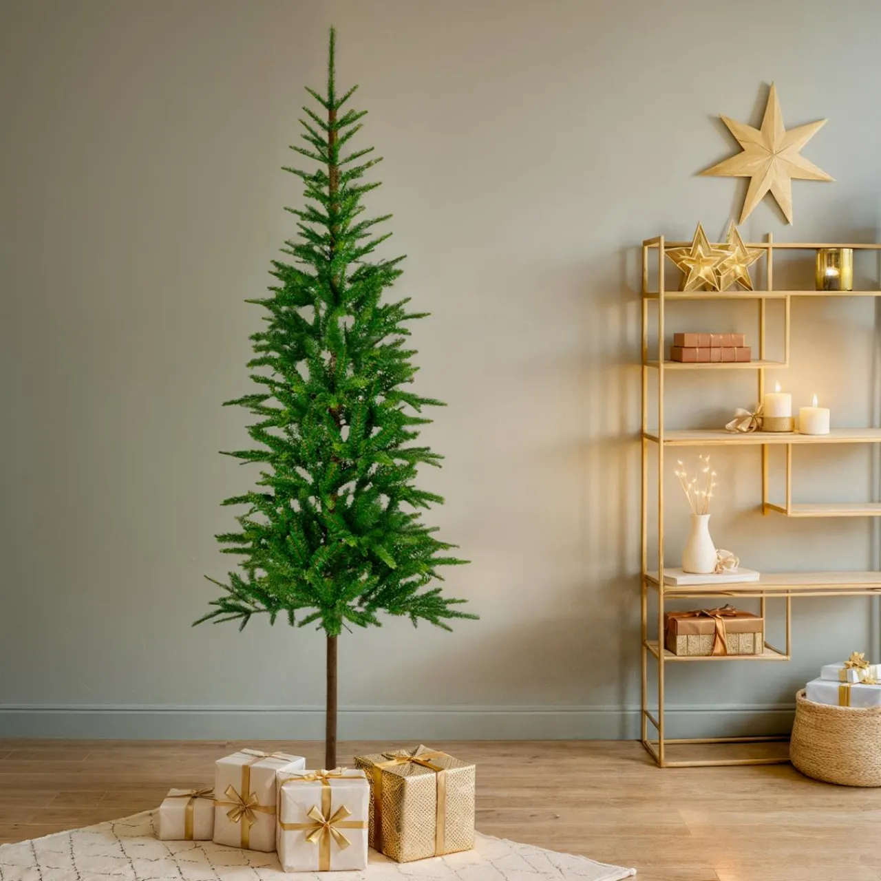 Sapin Grande Taille|Sapin Artificiel De Noël|EMINZA Sapin artificiel de Noël (H240 cm) Glockner Vert sapin Sapin vert