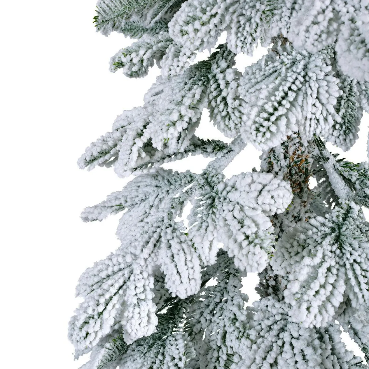 Sapin Artificiel De Noël|EMINZA Sapin artificiel de Noël (H120 cm) Sierra Vert enneigé Sapin enneigé