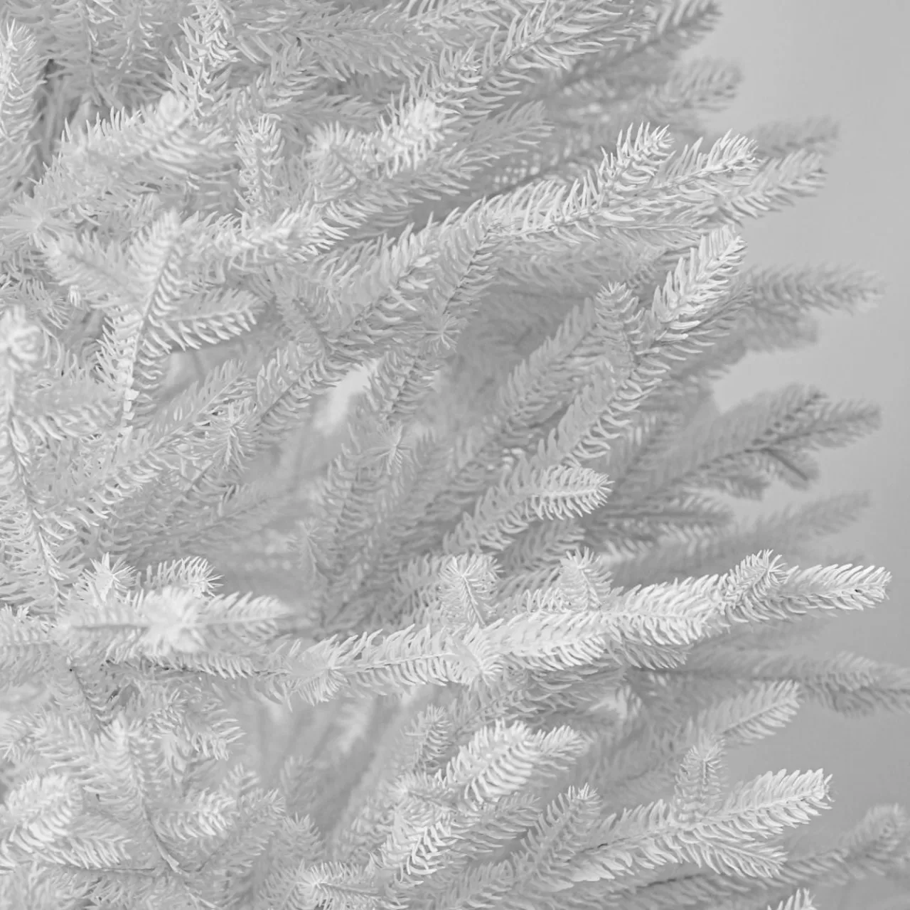 Sapin Grande Taille|Sapin Artificiel De Noël|EMINZA Sapin de Noël artificiel (H240 cm) Quebec Blanc Sapin blanc