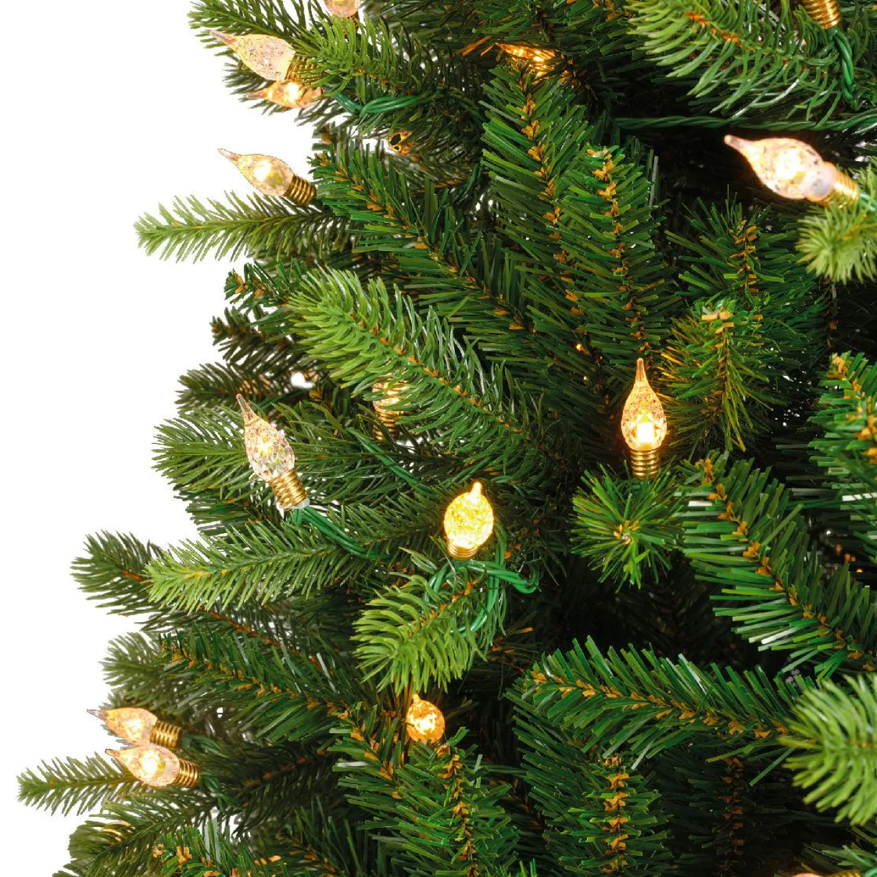 Sapin Artificiel De Noël|EMINZA Sapin de Noël artificiel lumineux 320 LED (H180 cm) Barrow Vert sapin Sapin vert lumineux