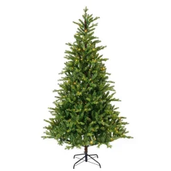 Sapin Grande Taille|Sapin Artificiel De Noël|EMINZA Sapin de Noël artificiel lumineux 740 LED (H270 cm) Allix Vert sapin Sapin vert lumineux
