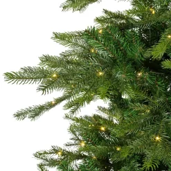 Sapin Artificiel De Noël|EMINZA Sapin de Noël artificiel lumineux 250 LED (H150 cm) Glorious Vert sapin Sapin vert lumineux