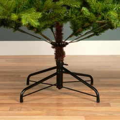 Sapin Grande Taille|Sapin Artificiel De Noël|EMINZA Sapin de Noël artificiel lumineux 430 LED (H210 cm) Allix Vert sapin Sapin vert lumineux