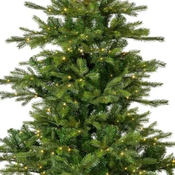 Sapin Artificiel De Noël|EMINZA Sapin de Noël artificiel lumineux 400 LED (H180 cm) Glorious Vert sapin Sapin vert lumineux