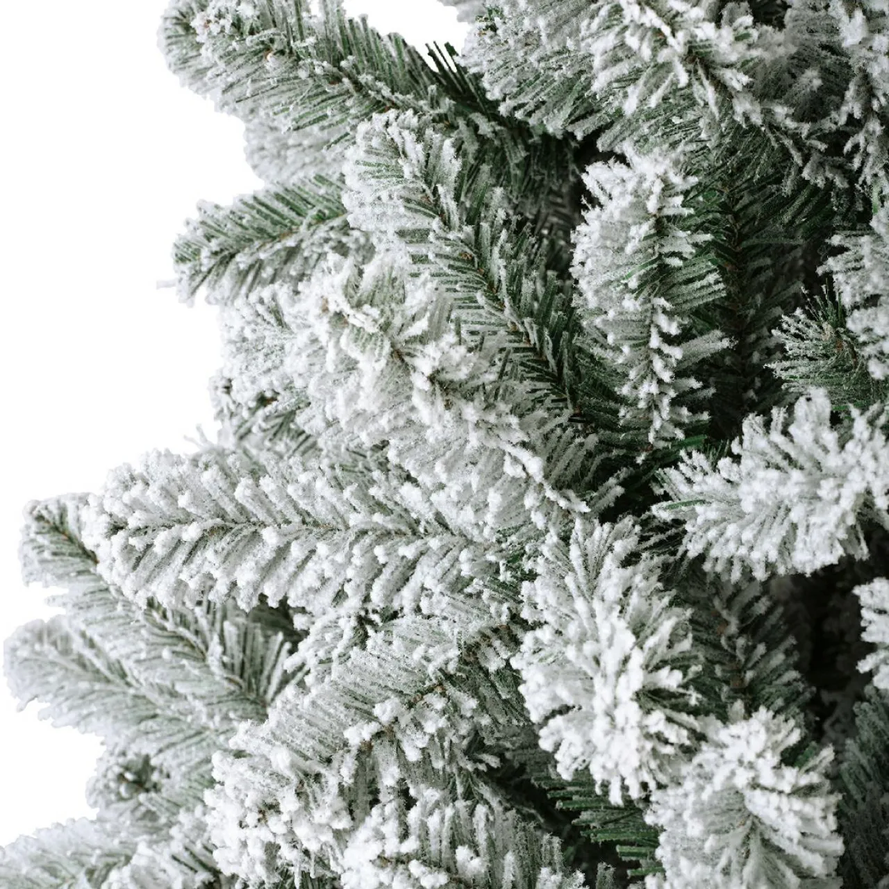 Sapin Artificiel De Noël|EMINZA Sapin de Noël artificiel lumineux 260 LED (H180 cm) King Vert enneigé Sapin enneigé lumineux