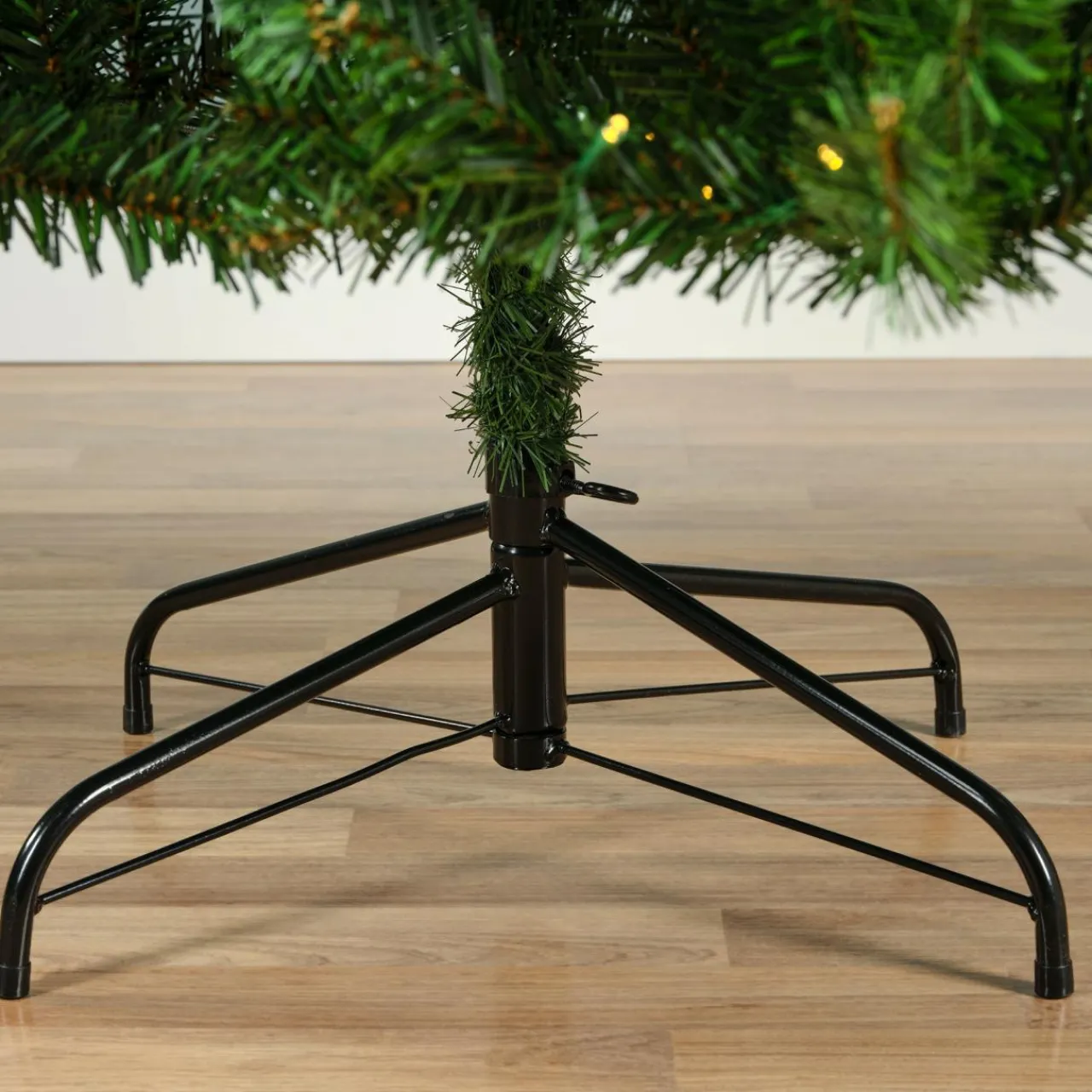 Sapin Grande Taille|Sapin Artificiel De Noël|EMINZA Sapin de Noël artificiel lumineux 320 LED (H210 cm) King Vert sapin Sapin vert lumineux