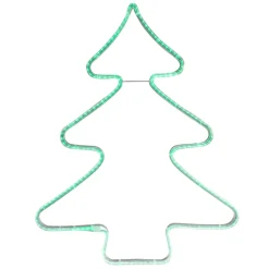 Déco Et Objet Lumineux|BLACHERE Sapin de Noël lumineux 192 LED Néon Vert