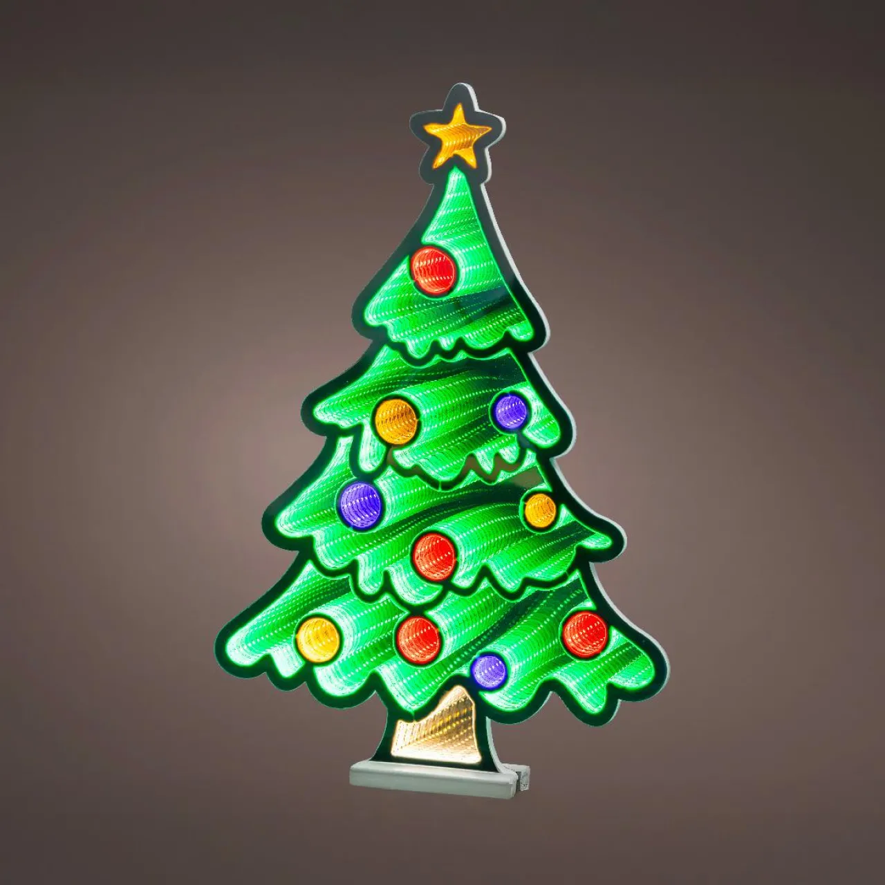 Déco Et Objet De Noël|Déco Et Objet Lumineux|KAEMINGK Sapin de Noël lumineux 393 LED (H63 cm) Infinity Multicolore