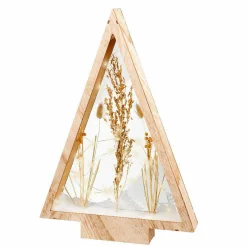 Déco Et Objet De Noël|Déco Et Objet Lumineux|KAEMINGK Sapin de Noël lumineux à piles 40 LED (H47 cm) Wood Blanc chaud