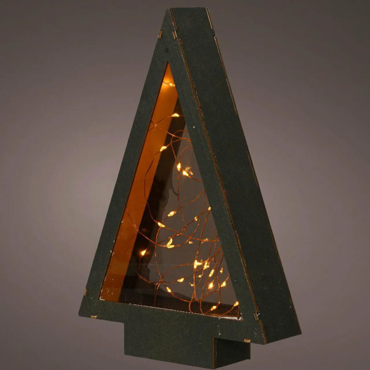 Déco Et Objet De Noël|Déco Et Objet Lumineux|KAEMINGK Sapin lumineux à piles 60 LED (H47 cm) Savoie Blanc chaud