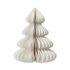 Déco Et Objet De Noël|KAEMINGK Sapin papier à poser (H60 cm) Fermeture Magnétique Blanc