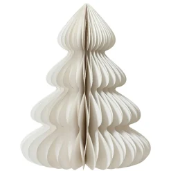 Déco Et Objet De Noël|KAEMINGK Sapin papier à poser (H90 cm) Fermeture Magnétique Blanc