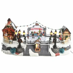 Village De Noël Lumineux|Feeric Lights & Christmas Scène de vie illuminée Piste de patin Aspen