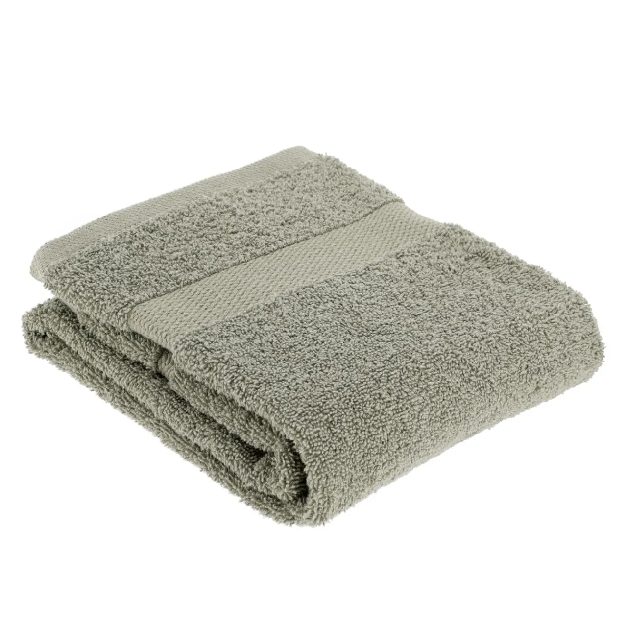 Linge De Bain|Serviette De Bain|TENDANCE Serviette de bain coton (50 x 90 cm) Timeless Vert kaki