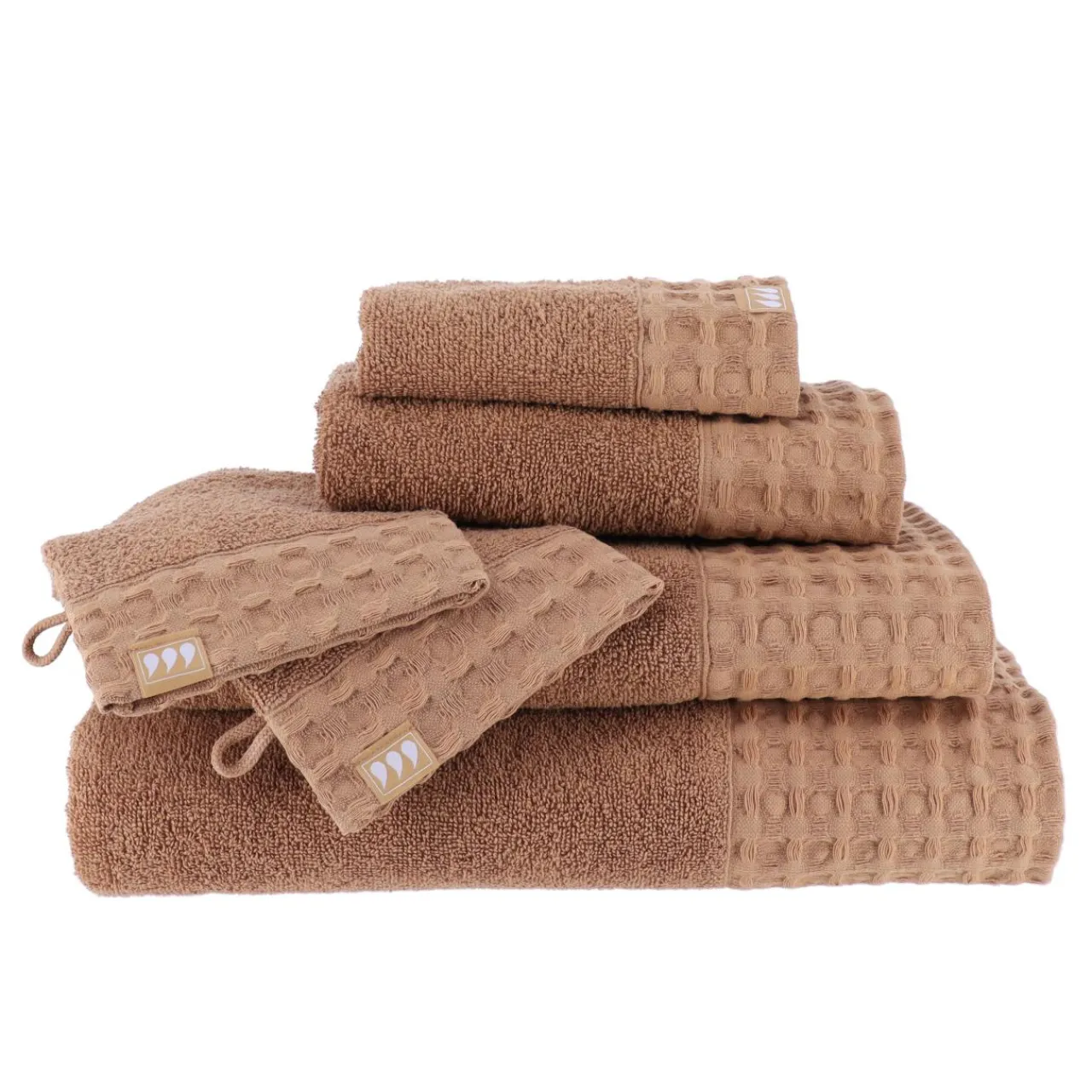 Linge De Bain|Serviette De Bain|TENDANCE Serviette de bain coton (50 x 90 cm) Season Color Caramel