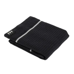 Linge De Bain|Serviette De Bain|TENDANCE Serviette de bain coton nid d'abeille (30 x 50 cm) Japandi Noir