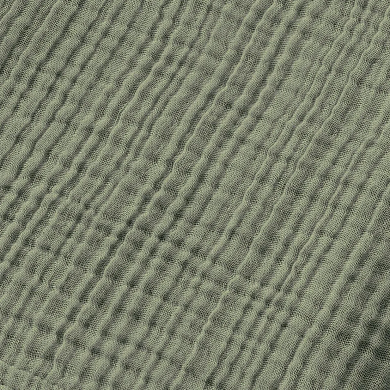 Linge De Bain|Serviette De Bain|EMINZA Serviette de bain gaze de coton (50 x 90 cm) Gaïa Vert romarin